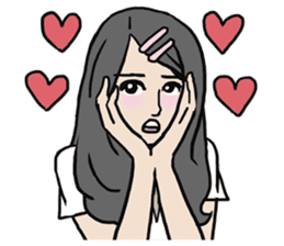 AsB - High School Girls (2 Expression) sticker #7688194