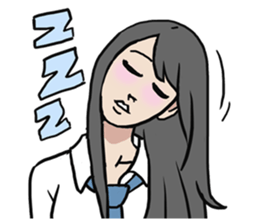 AsB - High School Girls (2 Expression) sticker #7688195