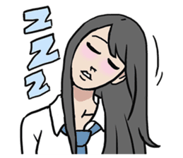 AsB - High School Girls (2 Expression) sticker #7688195