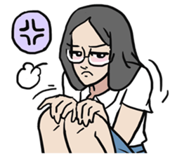 AsB - High School Girls (2 Expression) sticker #7688197