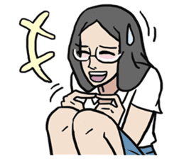 AsB - High School Girls (2 Expression) sticker #7688201