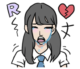 AsB - High School Girls (2 Expression) sticker #7688202