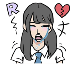 AsB - High School Girls (2 Expression) sticker #7688202