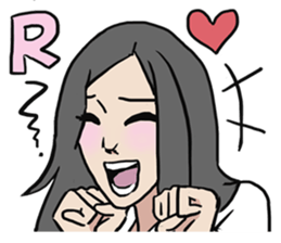 AsB - High School Girls (2 Expression) sticker #7688203