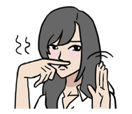 AsB - High School Girls (2 Expression) sticker #7688204