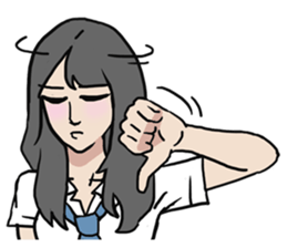 AsB - High School Girls (2 Expression) sticker #7688207
