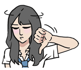 AsB - High School Girls (2 Expression) sticker #7688207