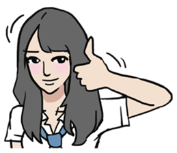 AsB - High School Girls (2 Expression) sticker #7688211