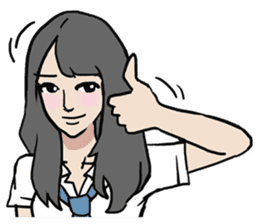 AsB - High School Girls (2 Expression) sticker #7688211