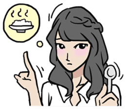 AsB - High School Girls (2 Expression) sticker #7688212