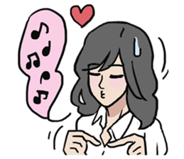 AsB - High School Girls (2 Expression) sticker #7688214