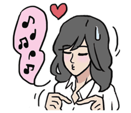 AsB - High School Girls (2 Expression) sticker #7688214