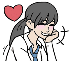 AsB - High School Girls (2 Expression) sticker #7688215