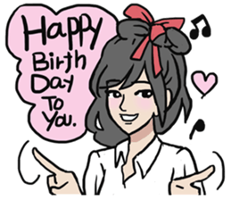 AsB - High School Girls (2 Expression) sticker #7688218