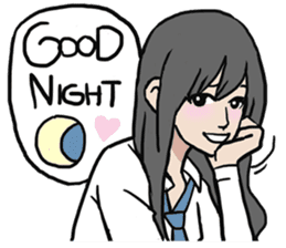 AsB - High School Girls (2 Expression) sticker #7688219