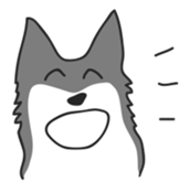 Siberian HuskyEmotions sticker #7688221