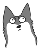 Siberian HuskyEmotions sticker #7688229