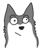 Siberian HuskyEmotions sticker #7688230