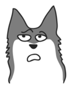 Siberian HuskyEmotions sticker #7688231