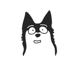 Siberian HuskyEmotions sticker #7688253