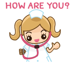 Cute Nurse (English Version) sticker #7688460