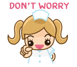 Cute Nurse (English Version) sticker #7688462