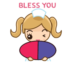 Cute Nurse (English Version) sticker #7688465