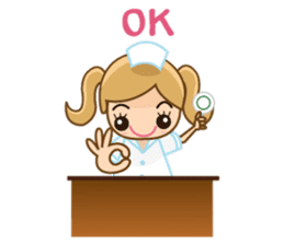 Cute Nurse (English Version) sticker #7688469