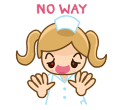 Cute Nurse (English Version) sticker #7688471