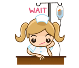 Cute Nurse (English Version) sticker #7688473