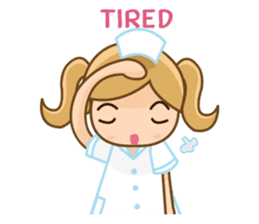 Cute Nurse (English Version) sticker #7688475