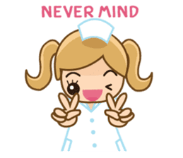 Cute Nurse (English Version) sticker #7688478