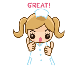 Cute Nurse (English Version) sticker #7688479