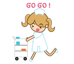 Cute Nurse (English Version) sticker #7688480