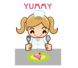 Cute Nurse (English Version) sticker #7688481