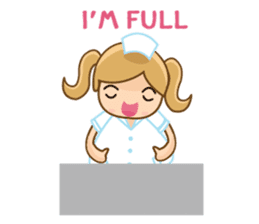 Cute Nurse (English Version) sticker #7688482