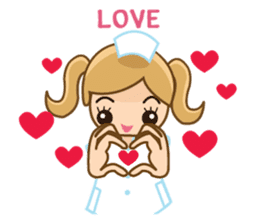 Cute Nurse (English Version) sticker #7688483