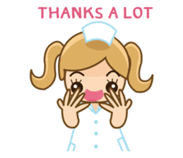 Cute Nurse (English Version) sticker #7688484