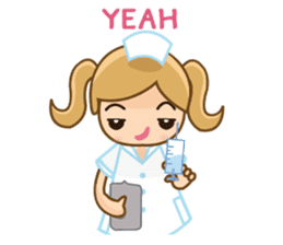 Cute Nurse (English Version) sticker #7688486