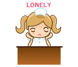 Cute Nurse (English Version) sticker #7688489