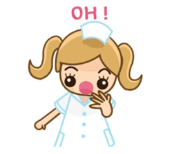 Cute Nurse (English Version) sticker #7688490