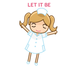 Cute Nurse (English Version) sticker #7688494