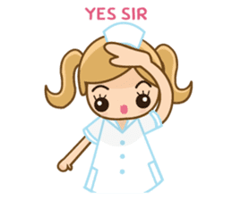 Cute Nurse (English Version) sticker #7688495