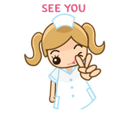 Cute Nurse (English Version) sticker #7688498