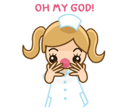 Cute Nurse (English Version) sticker #7688499