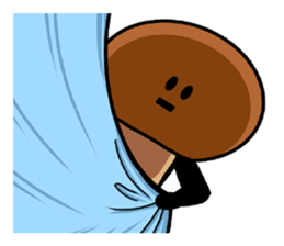 mushroom party namejiro sticker #7688583