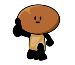 mushroom party namejiro sticker #7688589