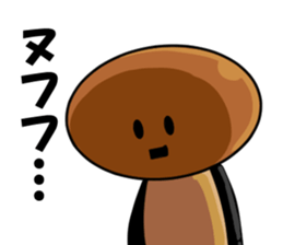 mushroom party namejiro sticker #7688604