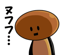 mushroom party namejiro sticker #7688604