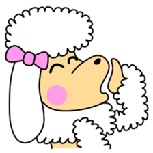 JIN-JIN Poodle Life (2nd) sticker #7688660